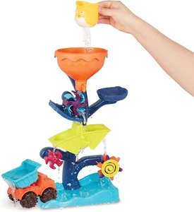 B. Spielzeug von Battat - Eule über Wasserfälle Wasserrad - Bild 1 von 5