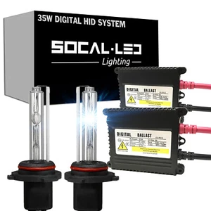SOCAL-LED H3 HID Light Kit Upgrade DC 35W Ballast Bright Fog Light Replacement - Bild 1 von 8