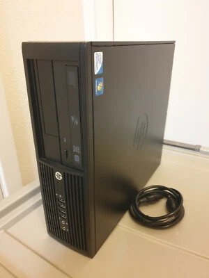 HP Compaq 4000 Pro Small Form Factor PC 2.93 Ghz Core 2 duo 8gb Ram Win 7/10 Pro - Image 1 of 4