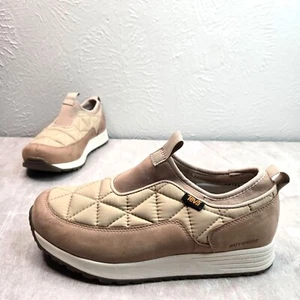Scarpa comoda antiscivolo Teva ReEMBER taglia 8 marrone trapuntato outdoor sneaker atletica - Foto 1 di 10