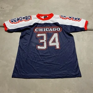 Vintage Chicago Bears Walter Payton T Shirt Sears Jersey M Mesh 80s - Picture 1 of 9