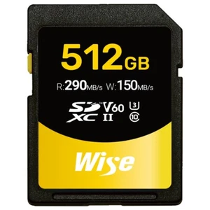 Wise 512GB SDXC UHS-II 290MB/s Memory Card - V60 - Picture 1 of 1