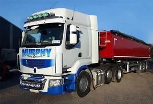 Visor Roof Bar + Green Jumbo Spots + Clear Lens Beacon For Renault Premium Truck - Picture 1 of 6