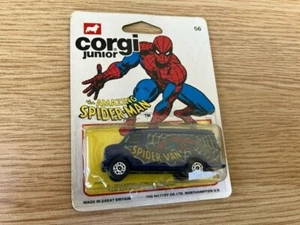 Vintage Corgi Juniors 56 Spiderman TV Related Chevrolet Van ungeöffneter Blister - Bild 1 von 3