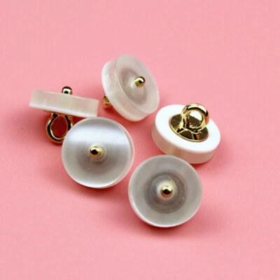 10pcs Round Buttons Sewing Craft Material for Cardigan Overcoat Jacket Decor DIY - Image 1 of 4