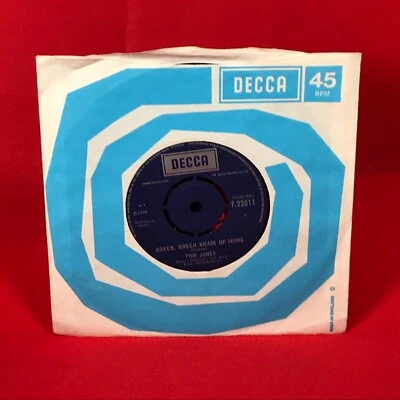 TOM JONES Green, Green Grass Of Home 1966 UK 7" vinyl single original Decca 45 # - Bild 1 von 2