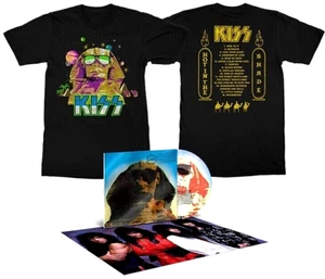 KISS Hot In The Shade 35th Anniversary Deluxe Picture Disc XL T-Shirt 1/500 NEW - Picture 1 of 5
