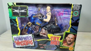 GOLDBERG Toybiz Road Wild Wrestlers Motorcycles WCW Figure NIB WCW - Picture 1 of 6