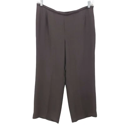 Pantalones de vestir ligeros marrón oscuro talla 10 ARMANI COLLEZIONI Foto 1 de 4