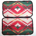 VINTAGE TWO BEACON BLANKET OMBRE SOUTHWEST DECO CAMP TRADE PILLOW COVERS COTTON