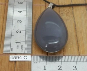 Anhänger Achat BOTSWANA XL + verstellbare Kordel Mineralien Rollstein Reiki Pflege - Bild 1 von 3