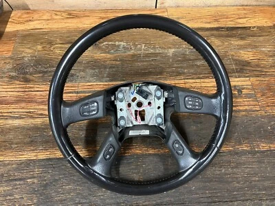 Chevy Suburban Lt Gmc Yukon Denali 2003-2007 volante de cuero de fábrica fabricante original Foto 1 de 4