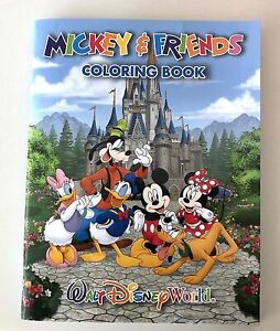 New Walt Disney World Parks Mickey And Friends Coloring Book