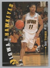 Tony Freeman 2007-08 Panchero's Iowa Hawkeyes College Basketball Card