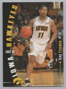 Tony Freeman 2007-08 Panchero's Iowa Hawkeyes College Basketball Card - Picture 1 of 2