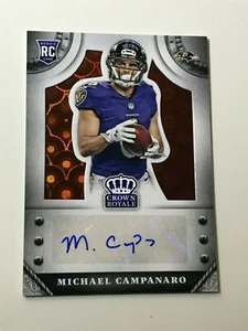 2014 Crown Royale Bronze Pyramid No.S-MC Michael Campanaro RC Auto #27/75 - Foto 1 di 1