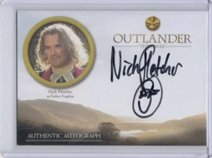 OUTLANDER SEASON 3 - NICK FLETCHER (FATHER FOGDEN) AUTOGRAPH CARD NF - Picture 1 of 1