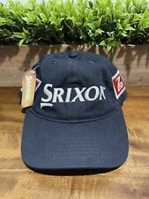 Srixon Men Golf Hat Cap Z-star Adjustable Navy Blue 100 Cotton