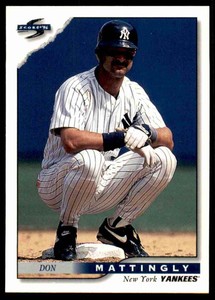 1996 Score Don Mattingly New York Yankees #8