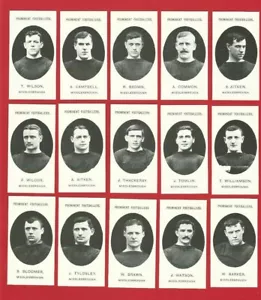 MIDDLESBROUGH PROMINENTES FUTBOLISTAS de TADDY - JUEGO DE TARJETAS DE REIMPRESIÓN DE NOSTALGIA (PC02) - Imagen 1 de 2
