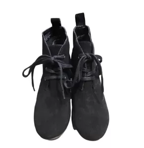 Cuña Rockport Total Motion de cuero gamuza negra para mujer talla 8 mediana EE. UU. - Imagen 1 de 8