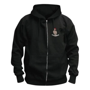Fuck - XMAS - Black - Kapuzenjacke / Zipper - Bild 1 von 2