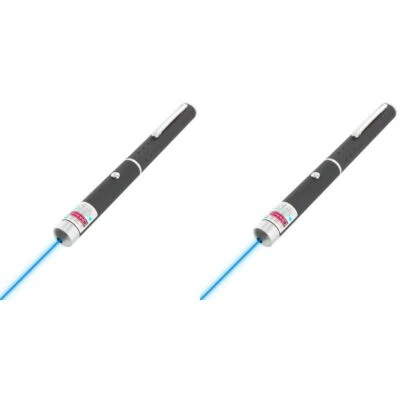 2pc Blue Violet Purple Laser Pointer Pen 405nM Visible Light Beam High Power - Image 1 of 4