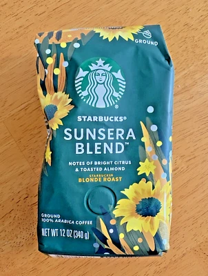 Starbucks Sunera Mezcla Café Molido Tostado Ligero 12 OZ Nuevo Foto 1 de 4