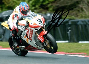 Motor Bike Rider BSB Stuart Easton Hand Signed Photo Autograph 7x5" AI - Picture 1 of 1
