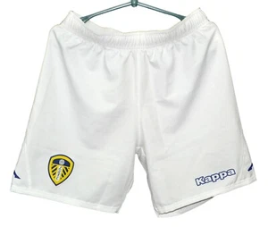 LEEDS UNITED 2015/2016 HOME FOOTBALL SHORTS KAPPA L/XL BOYS - Picture 1 of 6