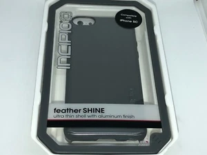 Incipio Feather Shine Ultra Thin Case for Apple iPhone 5c - Metallic Silver - Picture 1 of 5