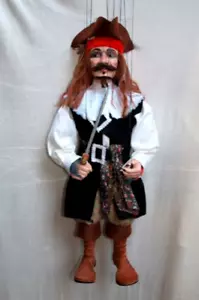Marionette Pirate - Handmade Original Puppet - Picture 1 of 1