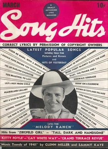 SONG HITS Gene Autry Nanygo 3 1941 - Foto 1 di 1