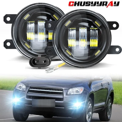 Par de luces antiniebla LED para parachoques delantero Toyota RAV4 2006 2007 2008-2012 Foto 1 de 4