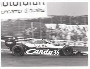FOTO DE PRENSA PERÍODO ORIGINAL TOLEMAN TG181 DEREK WARWICK SAN MARINO GP IMOLA 1981 - Imagen 1 de 2