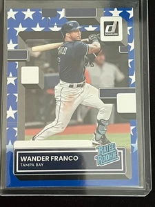 Wander Franco 2022 Donruss Rated Rookie Red #242/2022 (RC) - Tampa Bay Rays - Picture 1 of 2