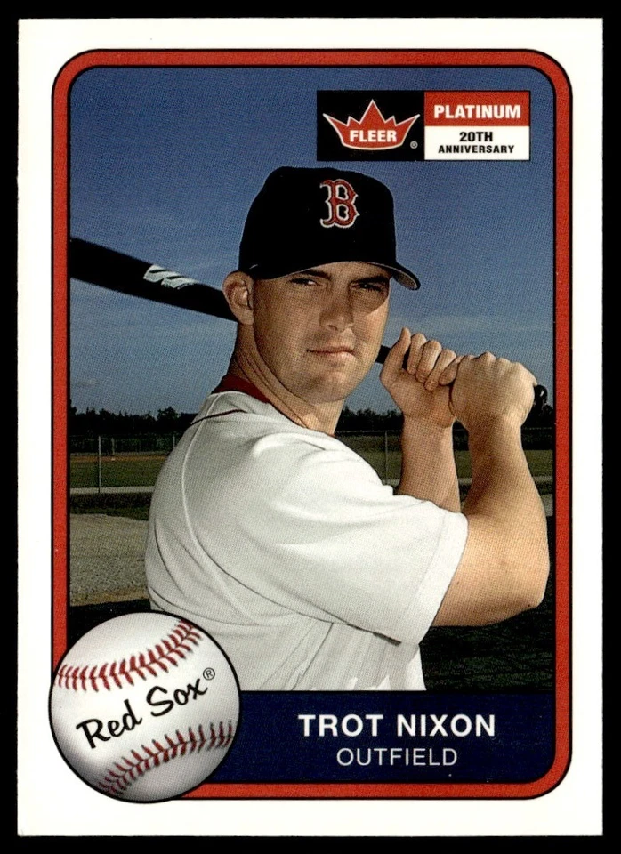 2001 Fleer Platinum Trot Nixon Boston Red Sox #163 - Image 1 of 2