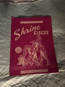 1944 Shrine Circus Sixth Annual MIDIAN Temple's - Bild 1 von 5