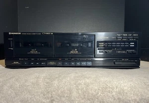 Pioneer CT-W430 Doppio Stereo Cassette Tape Deck con Manuale Ricambi o Riparazione Vintage - Foto 1 di 4