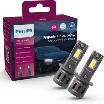 PHILIPS LED H3 ULTINON ACCESS Duo Pack