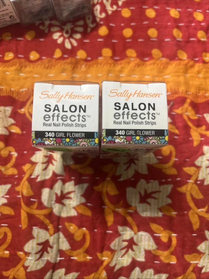 Sally Hansen Salon Effects Real Nail Polish Strips # 340 Girl Flower