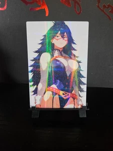 Tarjeta artística Midnight My Hero Academia MHA holográfica brillo anime sexy Waifu CCG - Imagen 1 de 3