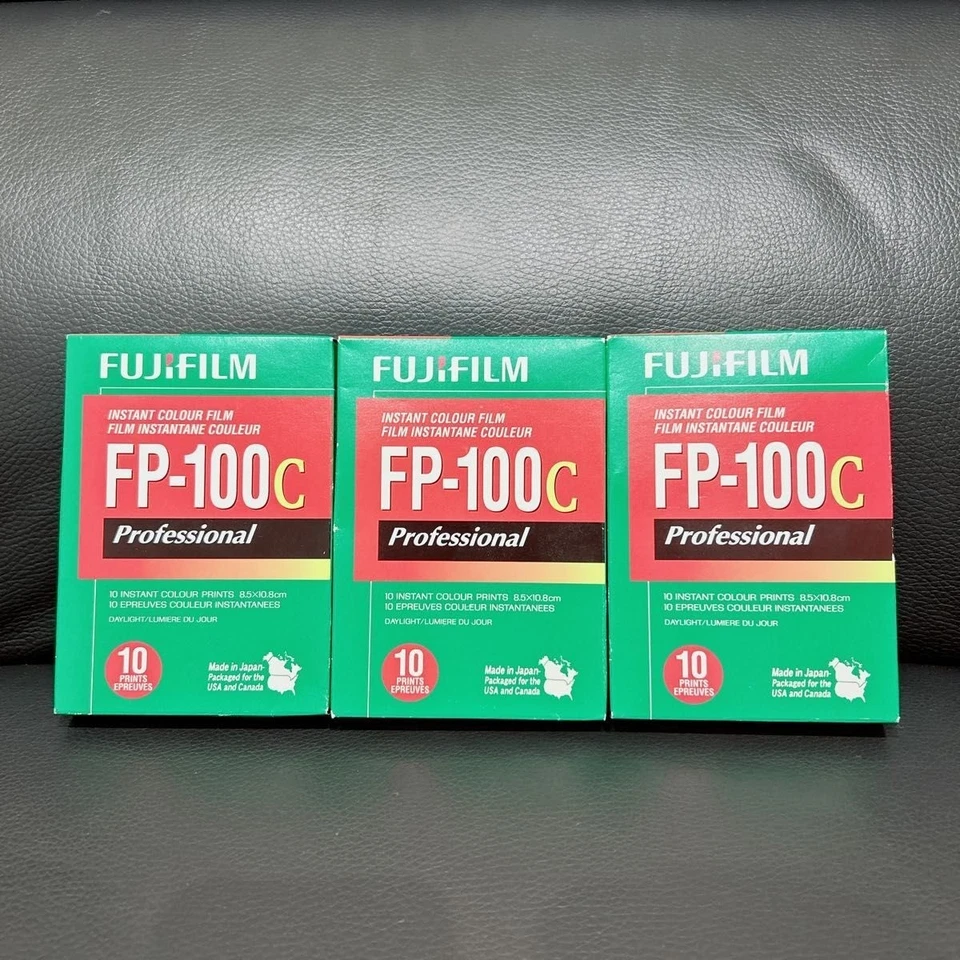 Fujifilm FP-100C Instant Film 3 Pack Set Expired Nov 2016 Discontinued - Image 1 of 4