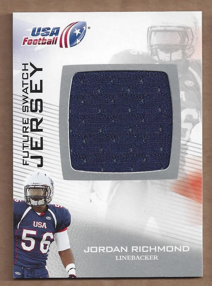 2012 Upper Deck USA Football Future Swatch #FS33 Jordan Richmond Jersey - FB - Image 1 of 1