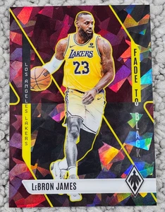 2023-24 Phoenix Lebron James Fade to Black Maroon Ice /275 #3 Lakers - Picture 1 of 2