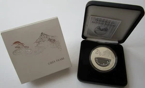 Fiji 1 Dollar 2014 Treasures of Mother Nature Indonesia Gray Pearl Silber - Bild 1 von 3