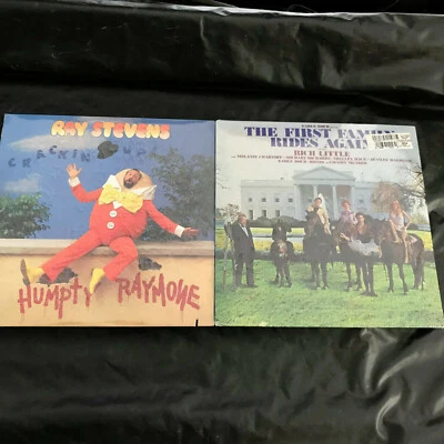 2 Sealed COMEDY Lp Records RAY STEVENS Crackin Up RICH LITTLE First Family Rides - Image 1 of 4