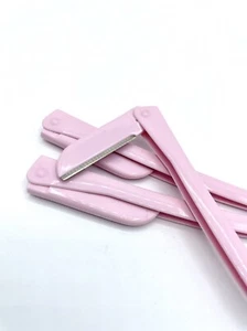 Augenbrauen Rasierer Trimmer Rasierer & Shaper Brow Shaper Safe Klingen (Rosa) 5 Stück 3 Stück - Bild 1 von 7