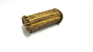 HORN TABAKS DOSE 1940Jh.links  rechts geschnitzte  Hirschköpfe 12 x 5,5 cm TOP - Bild 1 von 7