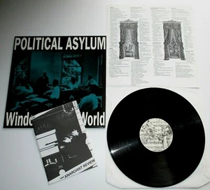Political Asylum - Window On The World UK 1990 LP + Insert & Anarchist Review - Bild 1 von 2
